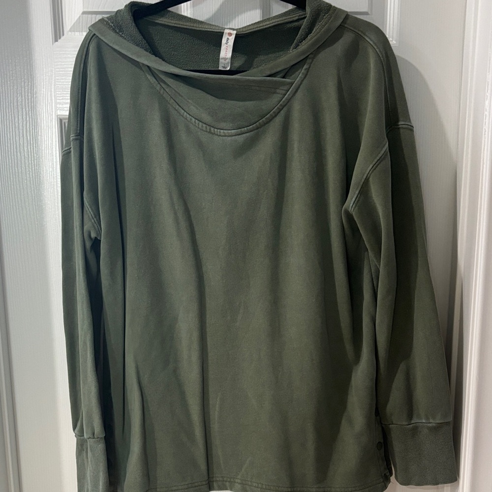 Daily Practice by Anthropologie twist collar hoodie size large